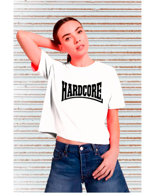 Camiseta Oversize Hardcore Mujer Talla Única