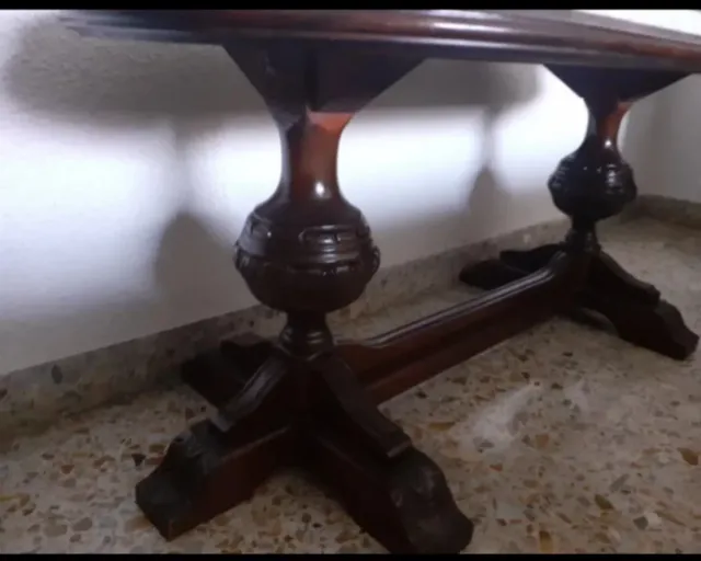 Mesa de centro de mármol y madera