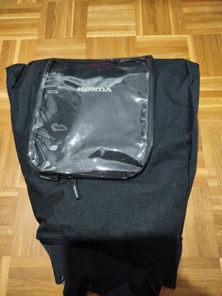 Manta Delantal Moto Honda Negra