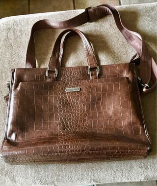 Bolso de piel marrón Mascotte