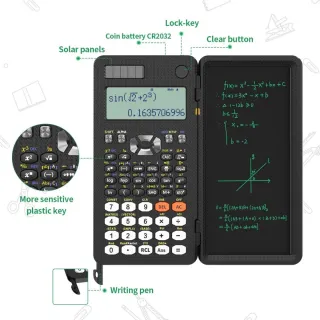 Calculadora Científica con tableta LCD Nueva