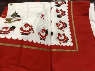 Tovaglia Natale Babbo Natale Rosso Bianco