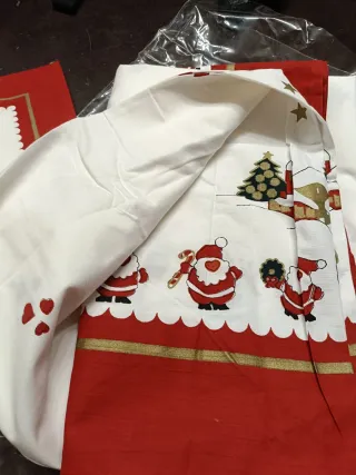 Tovaglia Natale Babbo Natale Rosso Bianco