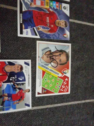 Cromos Firmados Osasuna