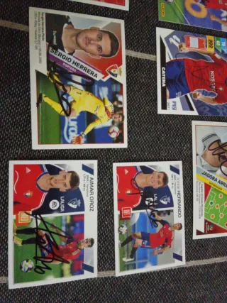 Cromos Firmados Osasuna