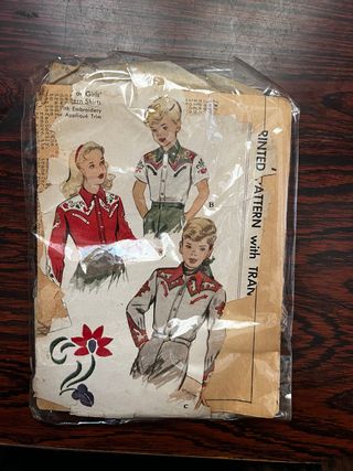 Modello Camicia Denim Bambini Varie Taglie