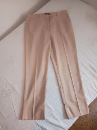 Pantalón Zara Beige Talla 44