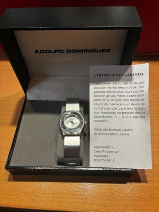 Reloj Adolfo Dominguez sin estrenar