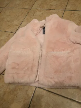 Pellicciotto rosa bambina taglia 10 anni