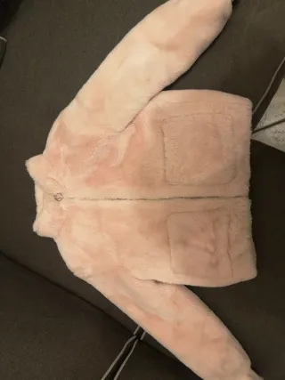 Pellicciotto rosa bambina taglia 10 anni