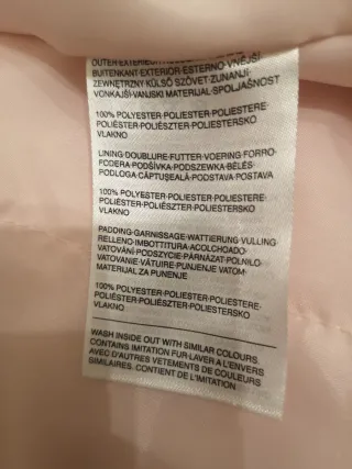 Pellicciotto rosa bambina taglia 10 anni