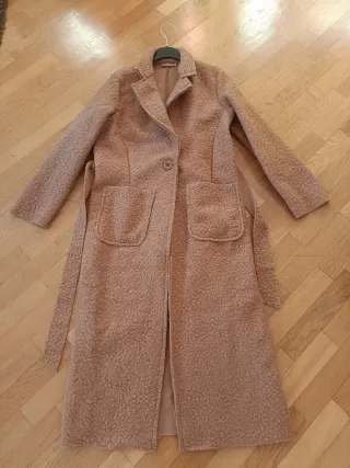Cappotto cammello lungo