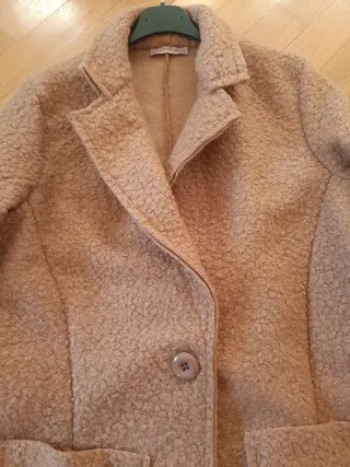 Cappotto cammello lungo