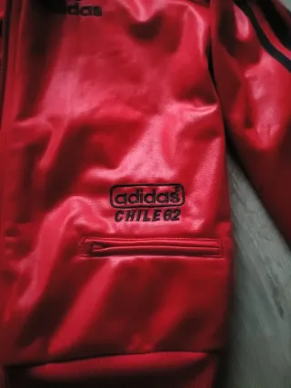 Chaqueta Adidas Chile 62 Roja Negra