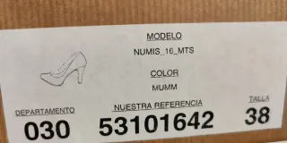 Zapatos de tacón UNISA beige/dorado