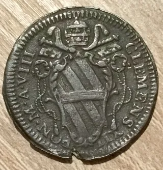 1/2 Baiocco 1738 ROM Rara Moneta