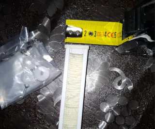 Binario velcrato per tenda 77cm