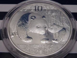 Moneda Plata China Panda 1oz 2011