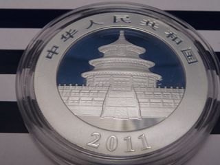 Moneda Plata China Panda 1oz 2011