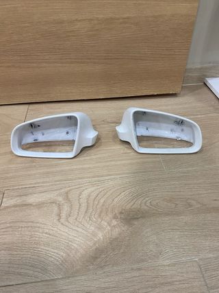 Tapas Retrovisores Audi A4 B7 Blancas