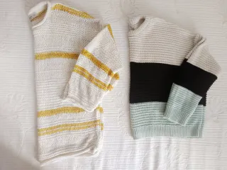 Lote 2 jerseys punto talla M