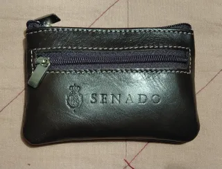 Monedero Piel marrón, Senado de España. Nuevo