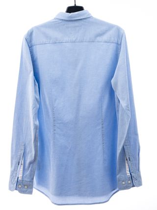 Camisa Tommy Hilfiger Slim Fit Strech Azul Talla M