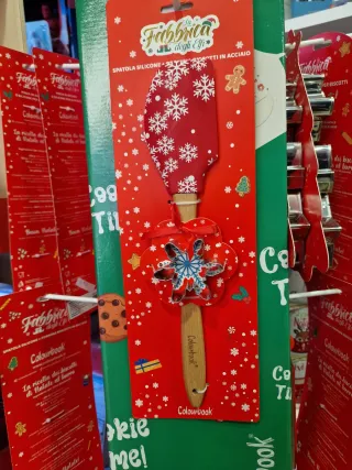 Spatola Silicone + Formine Biscotti Natale