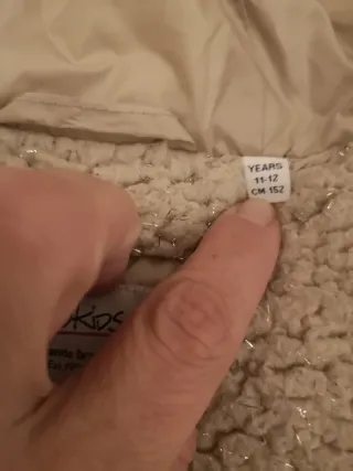 Giaccone bambina cappuccio 12 anni