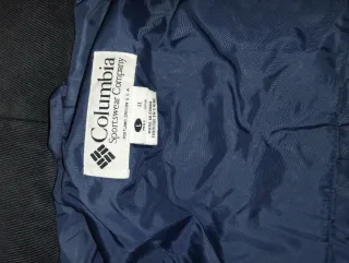 Cazadora Columbia Negra y Azul