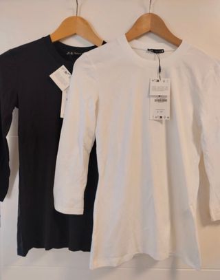 2 Camisetas Zara Nuevas Talla S