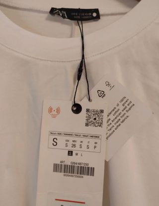 2 Camisetas Zara Nuevas Talla S