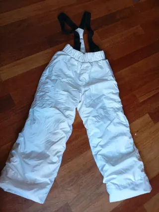Pantalones de esquí para niña con tirantes