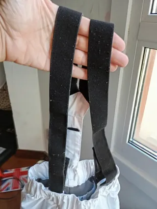 Pantalones de esquí para niña con tirantes