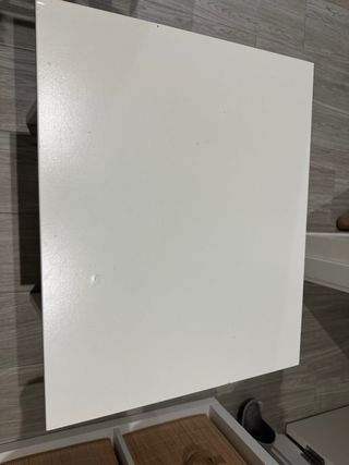 Mesa auxiliar Ikea Lunnarp blanca