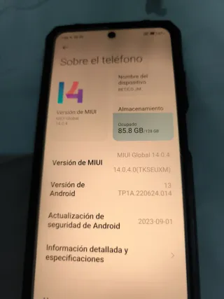 Xiaomi Redmi Note 10 5G negro