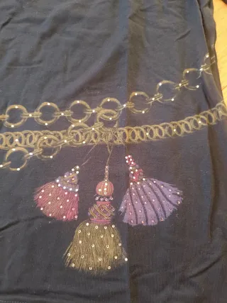 Maglia Les Copains nera con catene