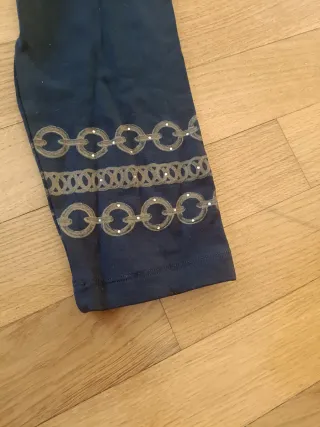 Maglia Les Copains nera con catene