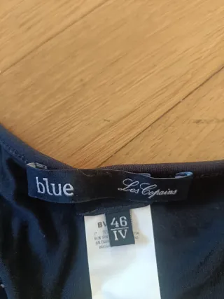 Maglia Les Copains nera con catene