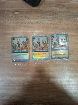 3 Cartas Lorcana Zootrópolis 2