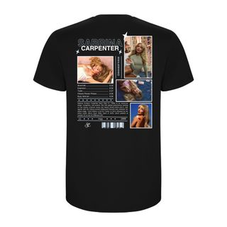 Camiseta Sabrina Carpenter Unisex Negra