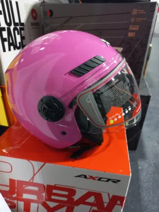 CASCO MOTO JET MUJER Y NIÑA