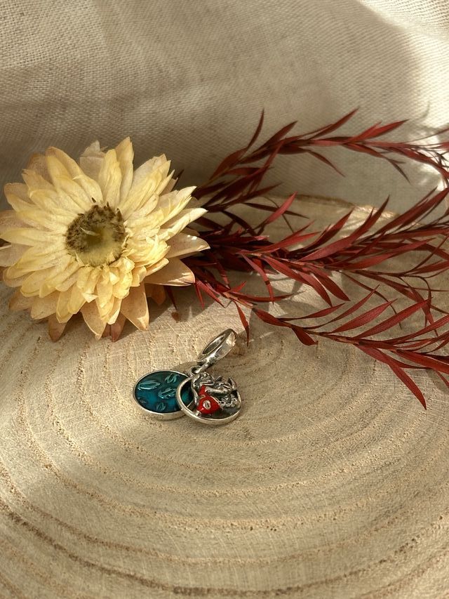 Charm Plaquita Lilo y Stitch