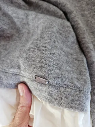 Jersey Salsa Gris y Blanco Talla M