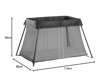 Cuna viaje BabyBjörn light negro