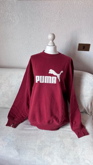 Felpa Puma Uomo Vintage Rossa