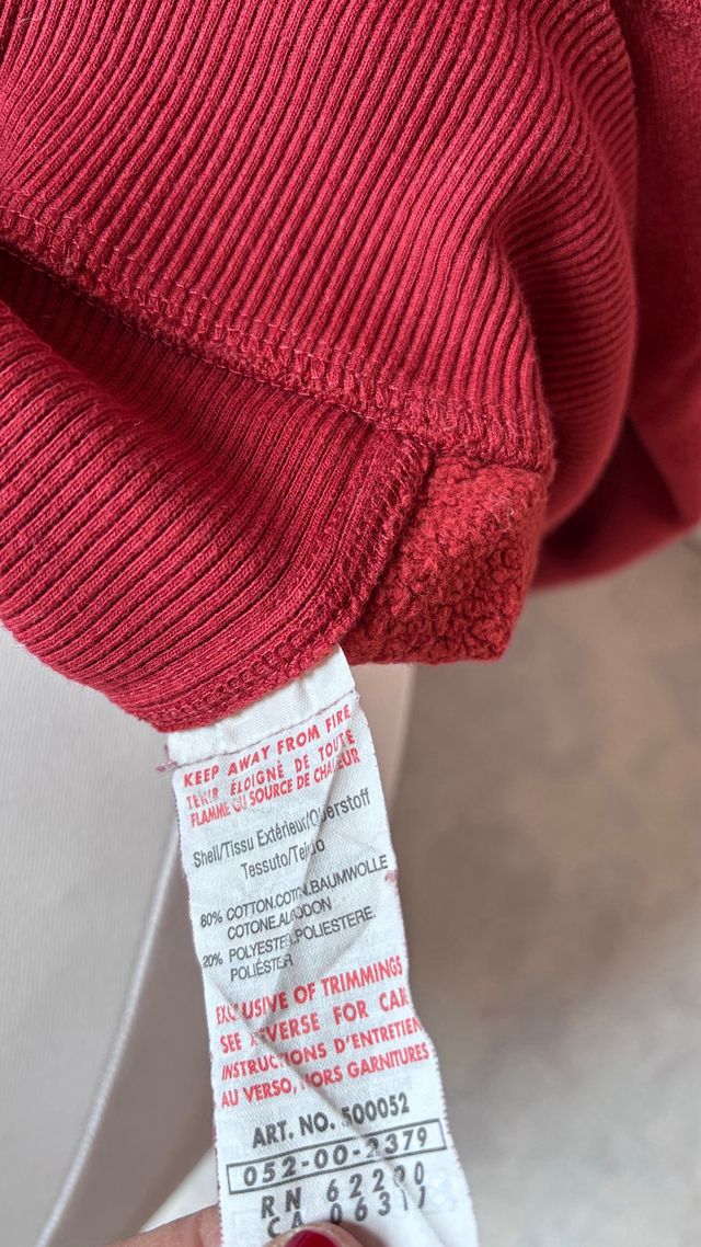 Felpa Puma Uomo Vintage Rossa