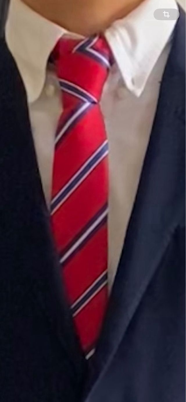 Corbata infantil a rayas