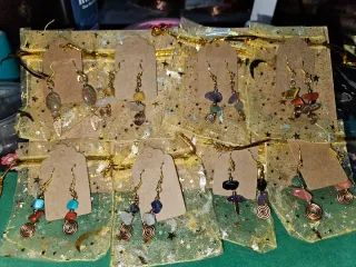 Pendientes Piedras Semipreciosas Artesanale