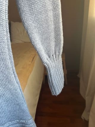 Vestido de lana gris